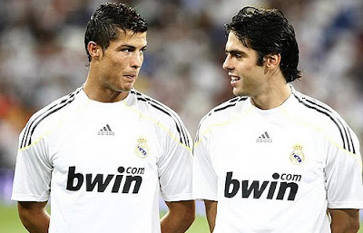 Kaka and Cristiano Ronaldo
