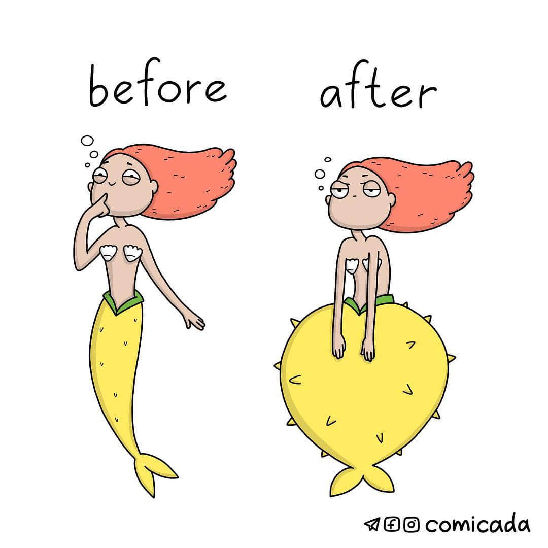 34 Amusing Illustrations Depict A Girl's Everyday Problems