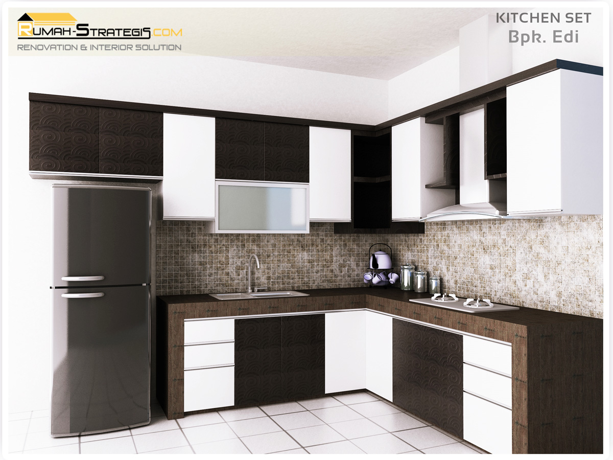 Design Of Drafter Interior  KitChen Set 1 Bpk Eddy 