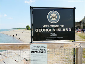 Boston Harbor Islands: Puerto de Georges Island