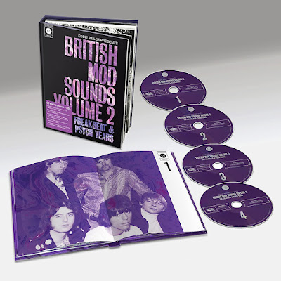 Eddie Piller Presents British Mod Sounds Of The 1960s Volume 2 Freakbeat Psych Years Box Set