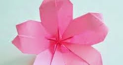 Cara Membuat Origami Bunga  Sakura  dengan Mudah Tutorial 