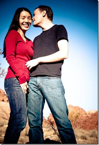 Engagement Red Rock Portrait-6