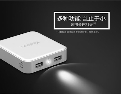 รีวิวขายแบตสำรอง Power Bank Yoobao รุ่น MA13 Dual USB Fast Output Mini 1