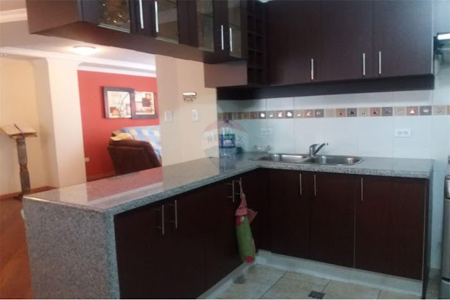 Departamento de arriendo, cocina tipo americano