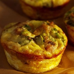 Mini Mushroom & Sausage Quiches