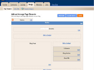 design page element blogspot