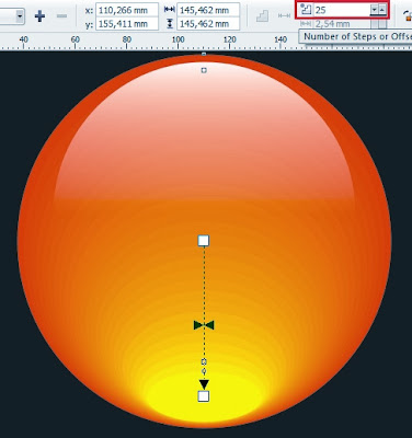 Membuat Object 3D Dengan Blend Tool Di CorelDRAW