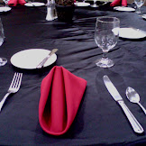 Lunch Table Set Up : Table Manners - If you are using a placemat, position it on the table so that it centers the chair.