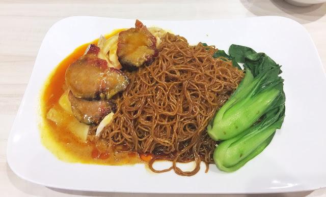 台北 星馬快餐 乾咖哩撈麵 炒粿條 馬來椰漿牛雞雙拼飯