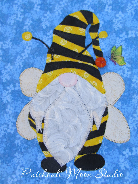 Closeup of the gnome bee