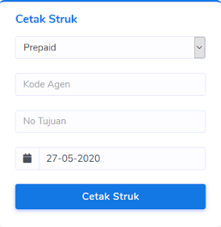 Web Cetak Struk StarPulsa.net