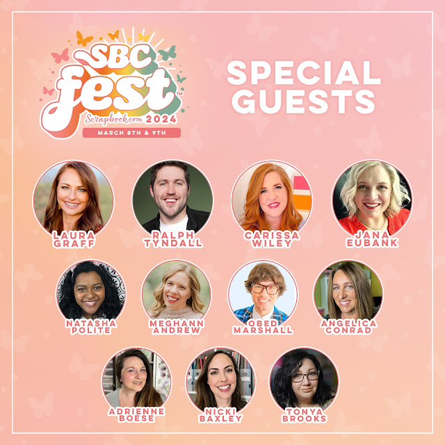 SBC Fest Spring 2024 Special Guests: Laura Graff, Ralph Tyndall, Carissa Wiley, Jana Eubank, Natasha Polite, Meghann Andrew, Obed Marshall, Angelica Conrad, Adrienne Boese, Nicki Baxley, Tonya Brooks