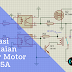 Simulasi Rangkaian Driver Motor Relay 5A  Menggunakan Proteus