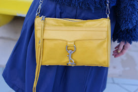 yellow Rebecca Minkoff M.A.C. clutch, Fashion and Cookies, fashion blogger