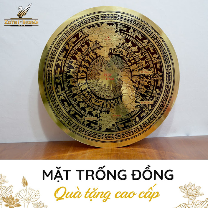 [A117] 5 mẫu trống đồng treo tường hợp phong thủy cho phòng làm việc