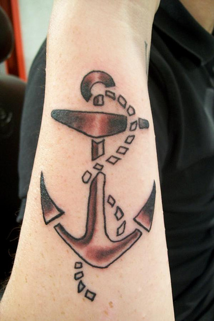 anchor tattoos for girl