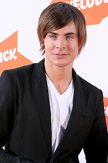 Zac Effron Hairstyles for Oval face Shapes