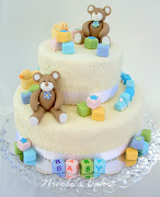 This Adorable Cake was ordered for a Baby Shower Party. (baby shower cake protected)