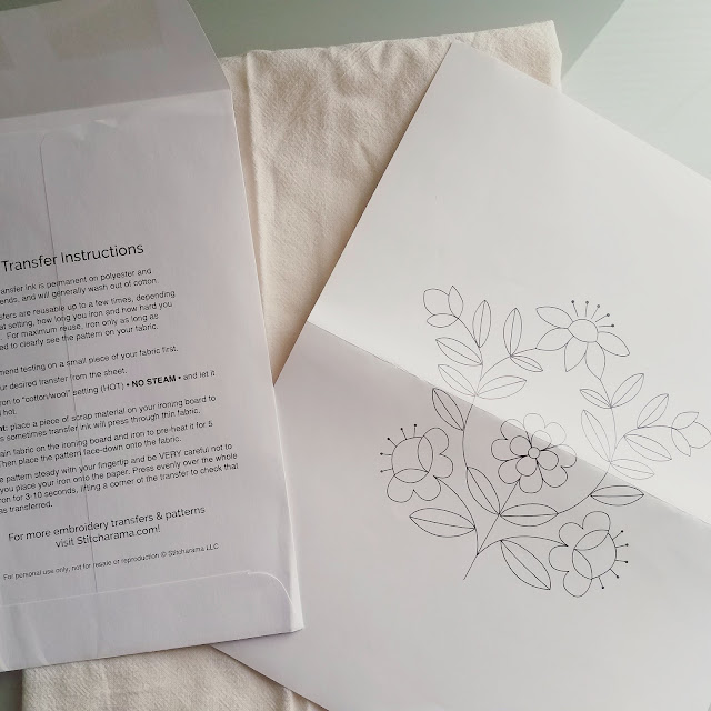 Stitcharama embroidery transfer review by floresita on Feeling Stitchy