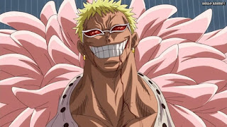 ワンピースアニメ ドレスローザ編 726話 ドフラミンゴ ドフィ DonQuixote Doflamingo | ONE PIECE Episode 726