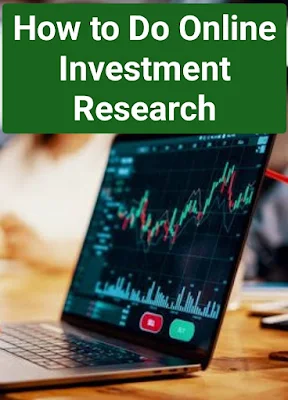How to do Online Investment Research