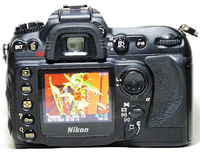 Nikon D200, Back