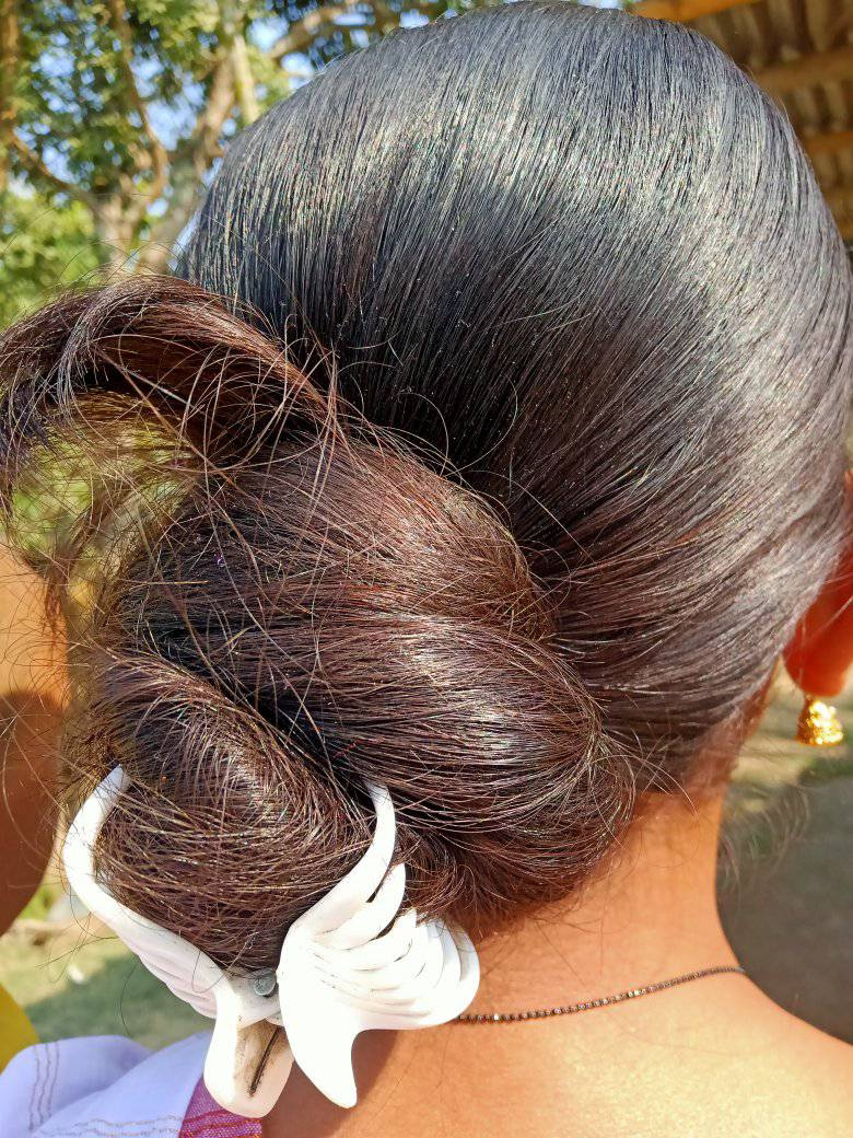 Iyengar Bridal hairstyle/Andal kondai hairstyle - YouTube
