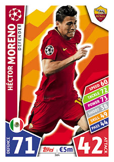 Topps Match Attax UEFA Champions League 2017-2018 AS Roma Set