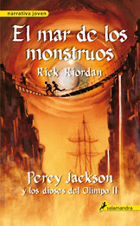 percy jackson mar monstruos riordan