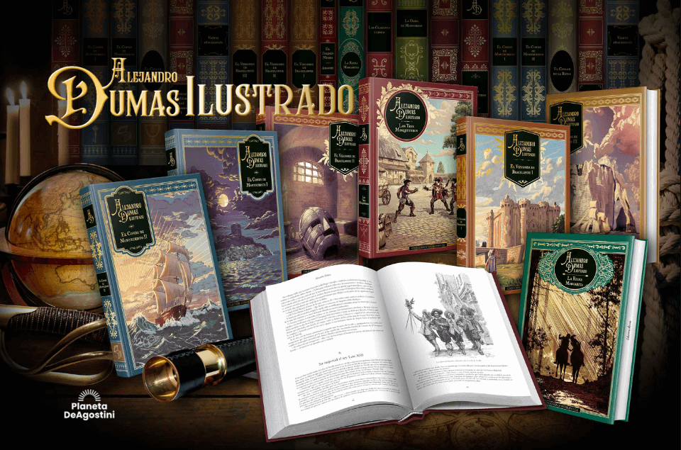 coleccion alejandro dumas ilustrado planeta deagostini españa