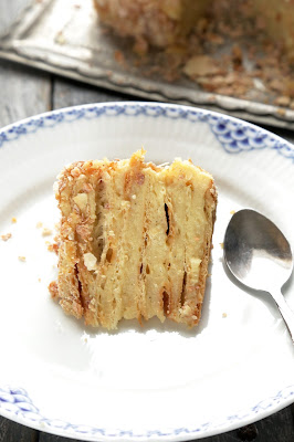 Napoleon , gâteau russe , pâte feuilletée , cuisine russe , crème vanille