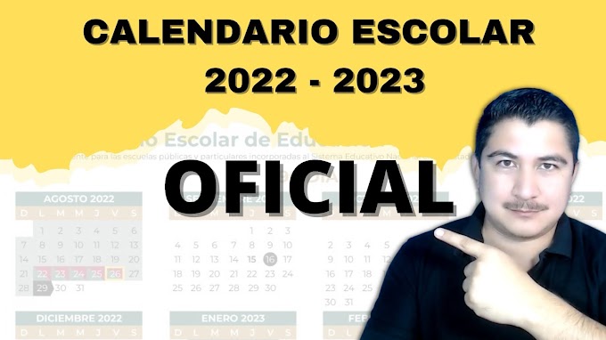 Calendario escolar para el ciclo lectivo 2022 - 2023