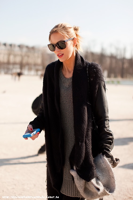 anja rubik style. Street Style: Anja Rubik