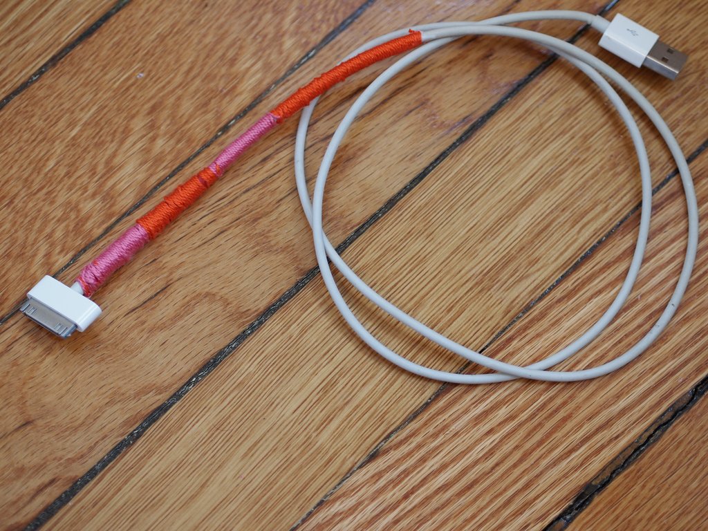 Embroidery Thread Wrapped cable