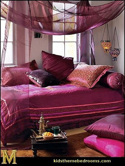 Purple Moroccan Bedroom