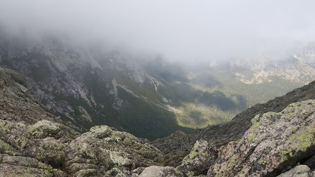 Vue à partir du sentier  en direction du mont Katahdin