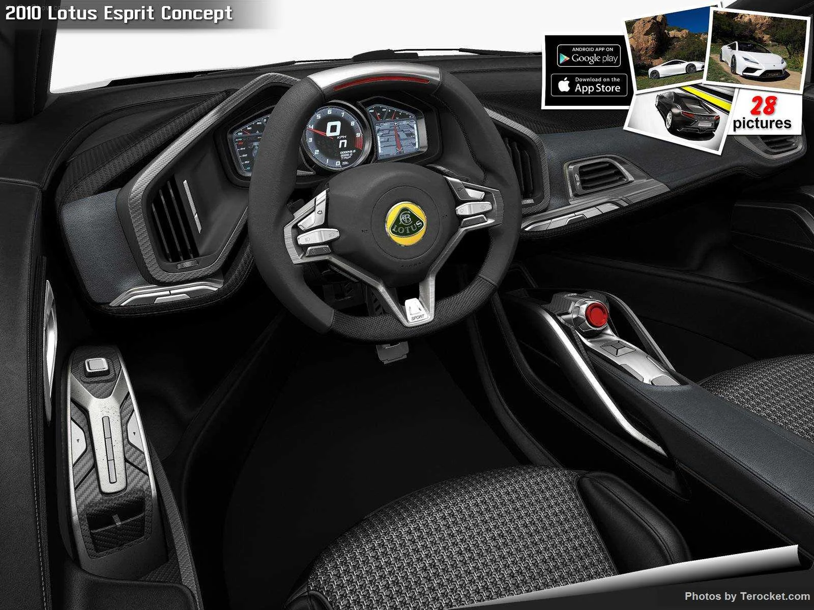 Hình ảnh siêu xe Lotus Esprit Concept 2010 & nội ngoại thất