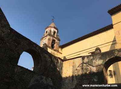 Tower of the Compañia Church in Pátzcuaro