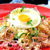 Nasi Goreng Cekur Bunga Kantan Poached Egg