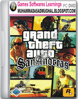 GTA San Andreas Pc Game Cover Free Download