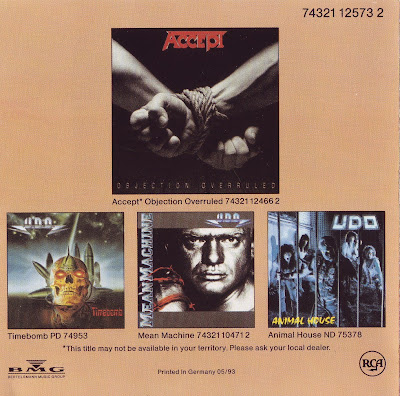 ( Capa / Cover ) U.D.O. - Faceless World (1990)