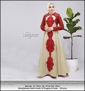 Baju Gamis Terbaru Shigara Dress Bahan Balotelli