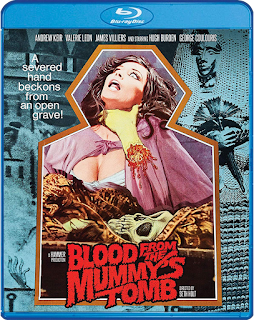 Blu-ray Cover for Scream Factory's BLOOD FROM THE MUMMY'S TOMB