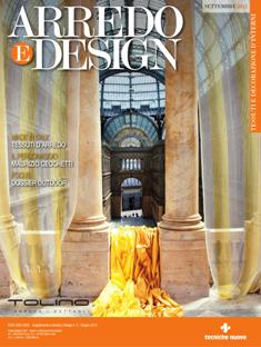 Arredo e Design. Tessuti e decorazione d'interni 2012-03 - Settembre 2012 | TRUE PDF | Quadrimestrale | Professionisti | Moda | Arredamento | Design
Arredo e Design. Tessuti e decorazione d'interni è una rappresentativa vetrina e un punto di riferimento nella decorazione tessile. Puntuale rassegna delle più attuali tendenze stilistiche, offre informazioni e approfondimenti su temi di carattere economico, produttivo, distributivo con analisi, inchieste, interviste, tavole rotonde e rassegne di prodotti. Autorevole “voce” specializzata, presenta una precisa declinazione editoriale degli argomenti, rivolta a tutte le tematiche che nell’arredamento tessile possono rappresentare consiglio, illustrazione di stile e indicazione merceologica.