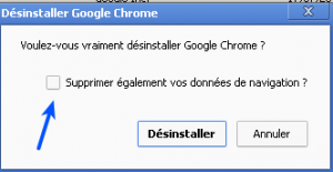 - ألغِ تثبيت جوجل كروم Google Chrome