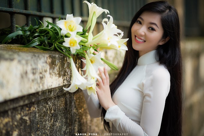 Beautiful Ao Dai Vietnam Part 2 - Huyen Vu