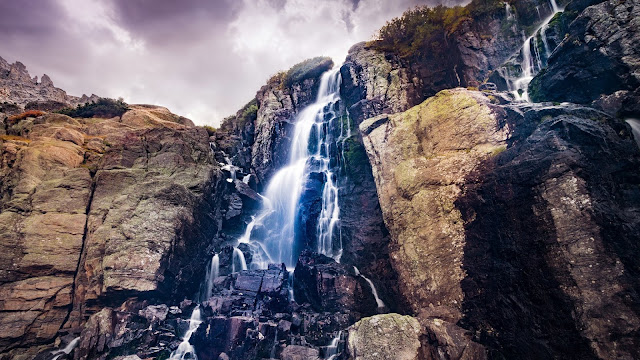 Wallpaper Waterfall, Stones, Rocks, Nature