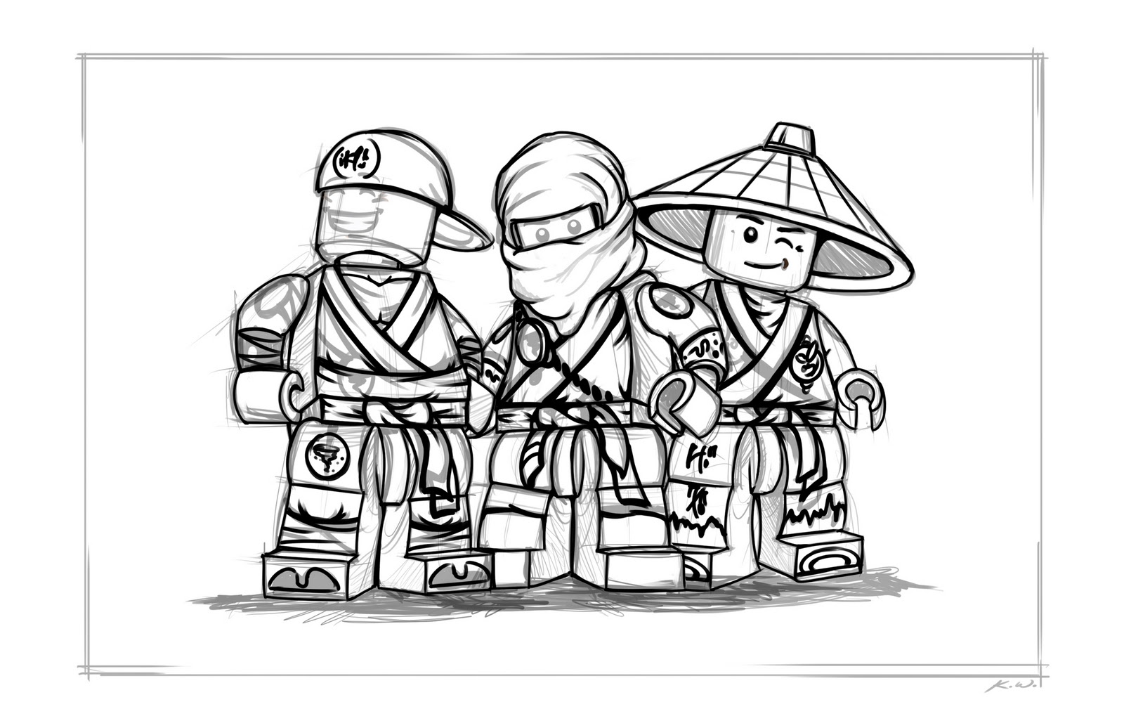 Lego Coloring Sheets Kids 5