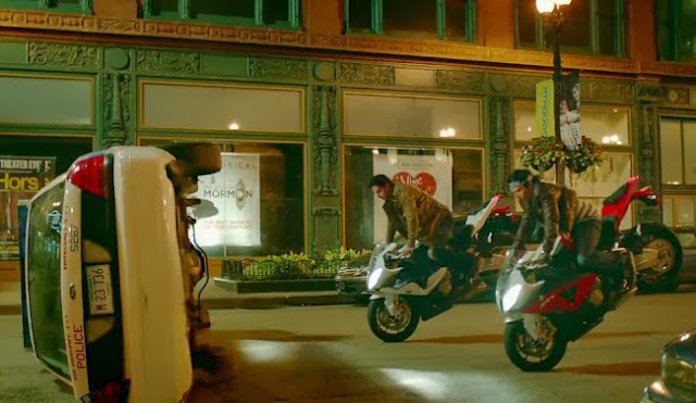 Abhishek Bachchan and Uday Chopra as Jai and Ali respectively ride is BMW S1000 RR in Dhoom 3 with a 193 horse power engine